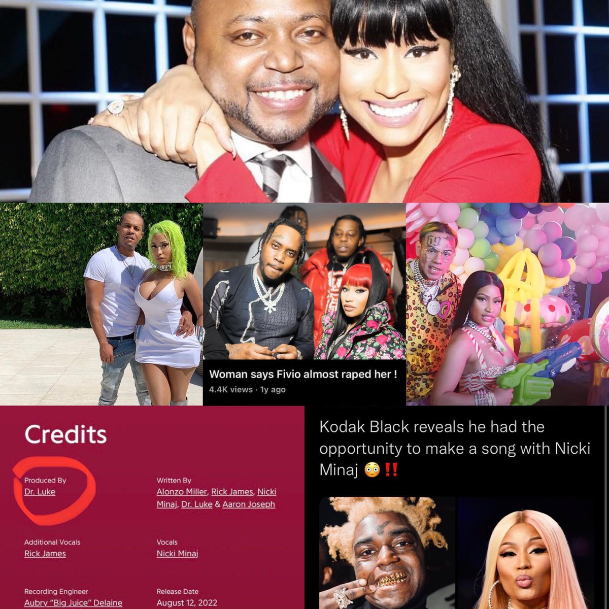 liyahnights13's tweet photo. Nicki Minaj becomes the first female artist in history to be associated with 6 R@P!$TS! congratulations ‼️🦄 https://t.co/jcNpa9BjDh