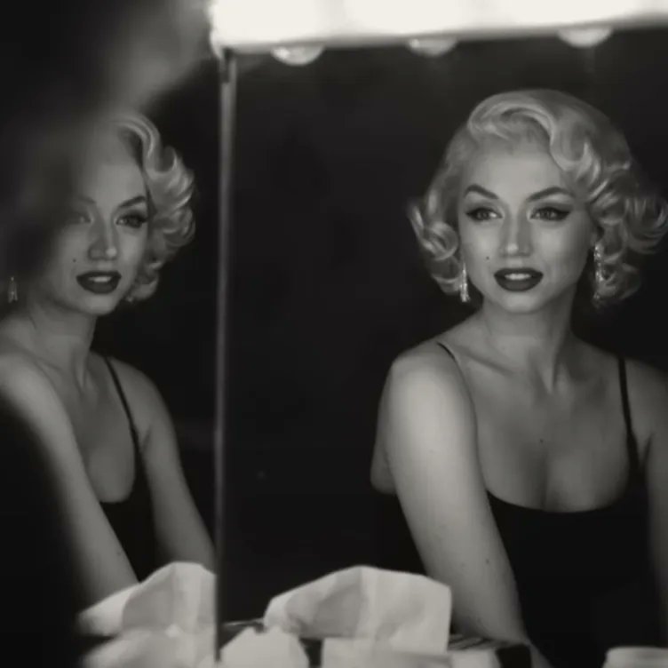 riverandkurt's tweet photo. The movie Blonde is coming out tmrw and its SO disrespectful towards Marilyn Monroe. I absolutely love her so Im disappointed to know that people are thinking that Blonde is a biopic. PLS take it with a grain of salt. its a fictional movie. #boycottblonde #marilynmonroe #blonde https://t.co/Xr0EwT5OQq