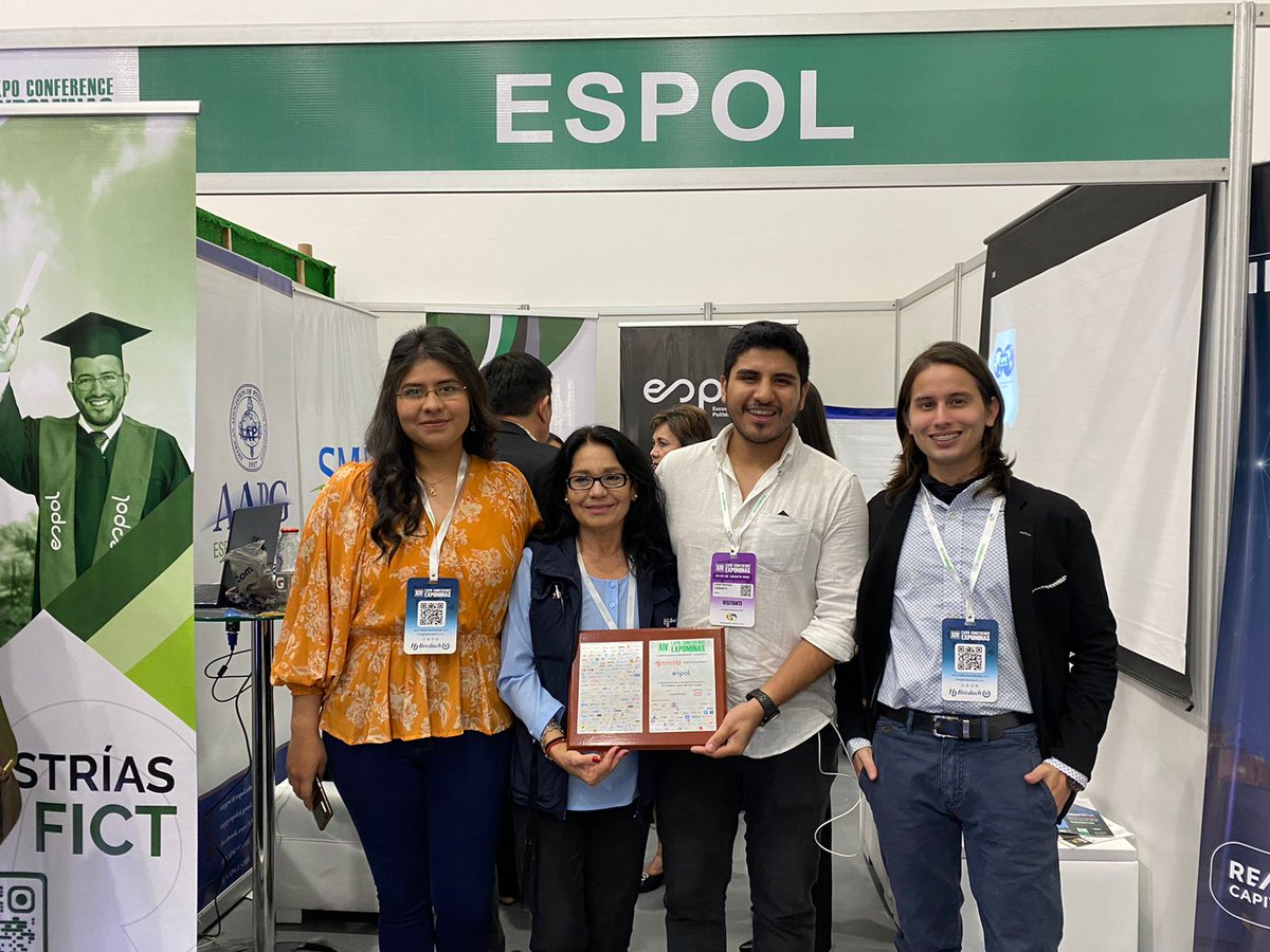 AAPGESPOL's tweet photo. AAPG ESPOL, junto con la @aefict  y los demás capítulos estudiantiles de la Facultad de Ciencias de la Tierra, tuvieron el honor de ser invitados a formar parte de dicho evento, en el cual se reunieron las principales empresas y proveedores mineros nacionales e internacionales. https://t.co/AR1MU2kMCf