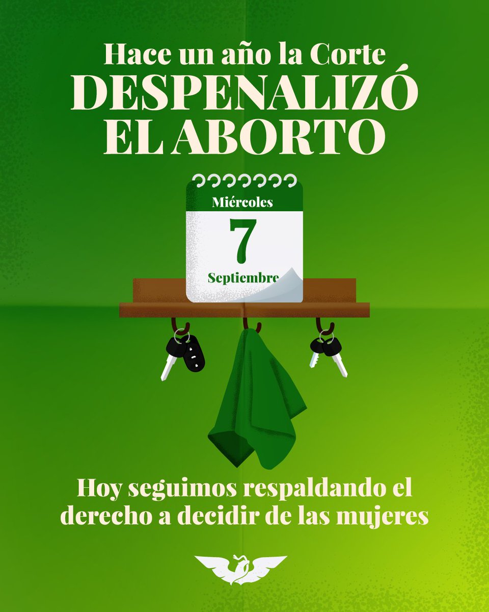 Dante Delgado (@dantedelgado) on Twitter photo Al año de la despenalización del aborto por la Suprema Corte de Justicia de la Nación, desde <a href="/MovCiudadanoMX/">Movimiento Ciudadano | Movimiento Naranja</a> celebramos los logros obtenidos y recalcamos nuestro compromiso con esta importante causa del movimiento feminista. Al año de la despenalización del aborto por la Suprema Corte de Justicia de la Nación, desde <a href="/MovCiudadanoMX/">Movimiento Ciudadano | Movimiento Naranja</a> celebramos los logros obtenidos y recalcamos nuestro compromiso con esta importante causa del movimiento feminista.