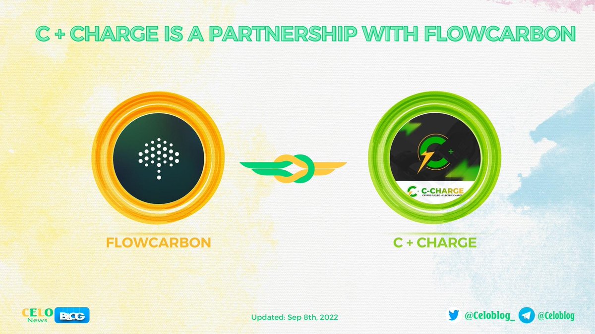Celoblog_'s tweet image. 🥳 @C_Charge_Token is a partnership with @weareflowcarbon

This partnership will create the first platform that allows holders and drivers to earn carbon credits by utilizing blockchain to support payment,tracking and management capabilities for EV charging stations 🤩

#CeloBlog