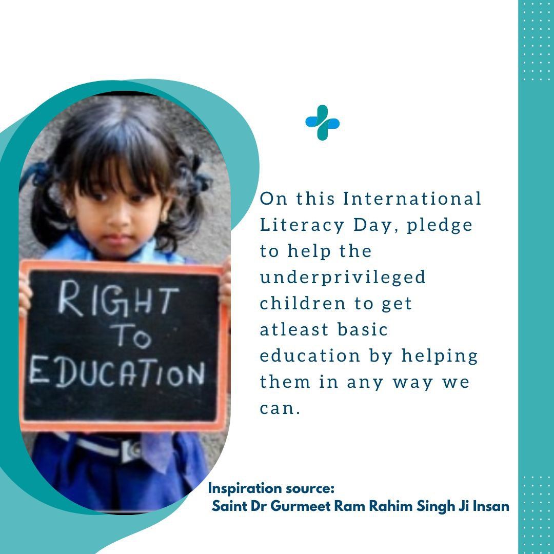 Kajalsh90070553's tweet photo. In today's times, the importance of education is increasing &amp; it is necessary for everyone but there is a lack of education in many people under this following the words of @Gurmeetramrahim 🙏his followers gave education needy people.#WorldLiteracyDay 
#InternationalLiteracyDay https://t.co/IyR2YG6RDE