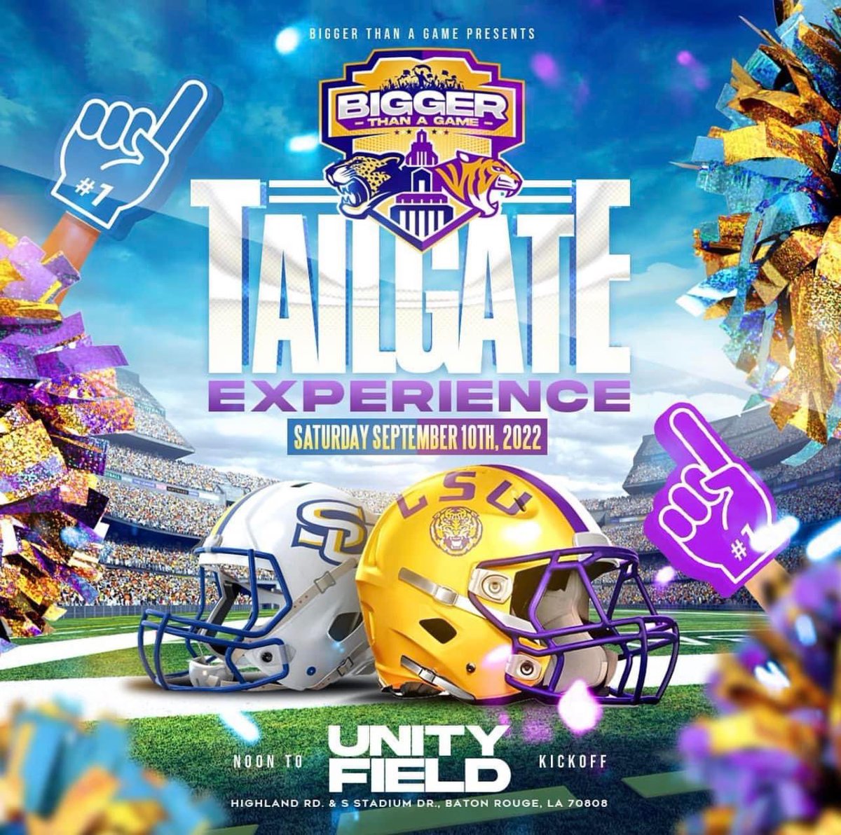 _AKenney's tweet photo. Baton Rouge is the PLACE to be this weekend.

Below is a thread of Waves for LSU vs SU Weekend: 

Disclaimer: (I’m not a promoter. Just spreading the word.) 

Don’t Drink and Drive.

Feel free to add something if it’s not posted. https://t.co/DelsFxUE14