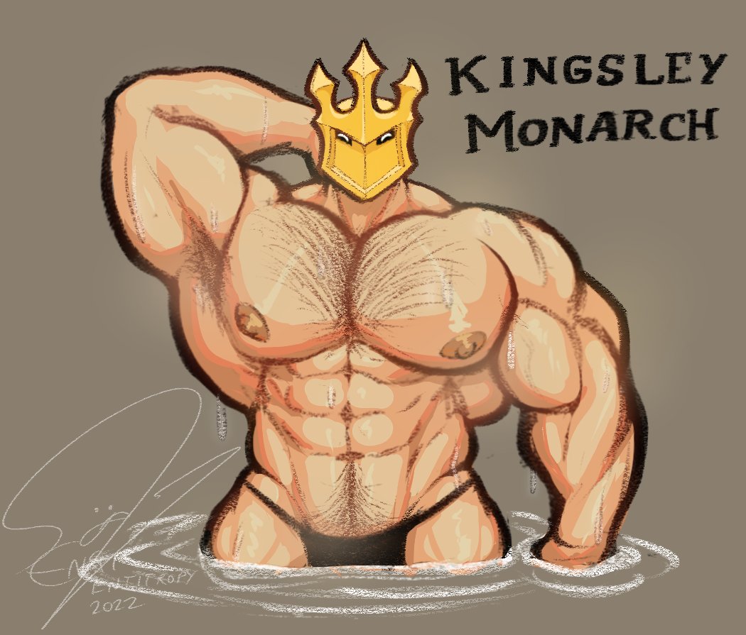 Entitropy's tweet image. His head felt lacking, so some friends helped me redesign it!

#Entitropy #KingsleyMonarch