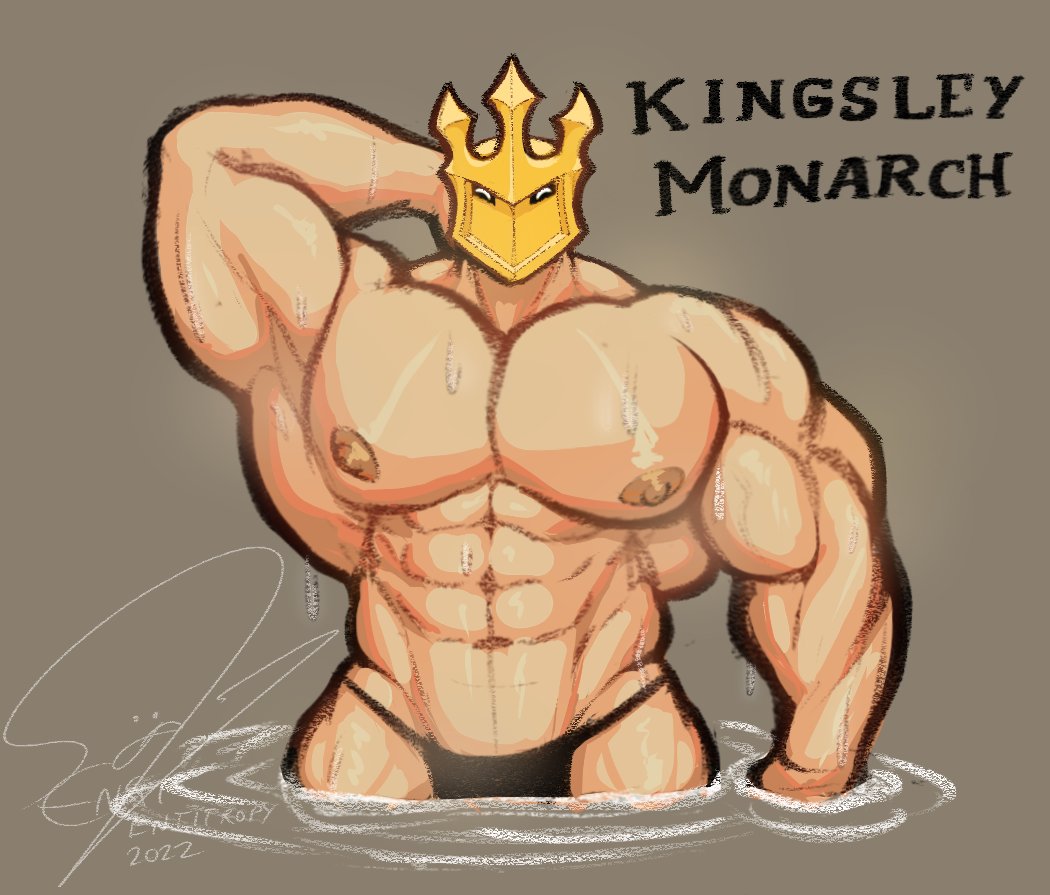 Entitropy's tweet image. His head felt lacking, so some friends helped me redesign it!

#Entitropy #KingsleyMonarch