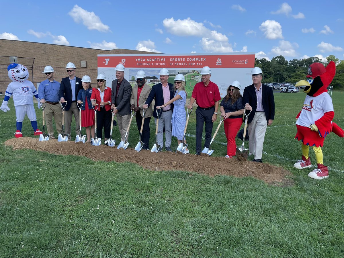 The St. Louis Cardinals and Cardinals Care, the team's charitable foundation, have partnered with the Gateway Region YMCA, Boniface Foundation, and Miracle League to build a new YMCA Adaptive Sports Complex on the campus of the South County YMCA.
