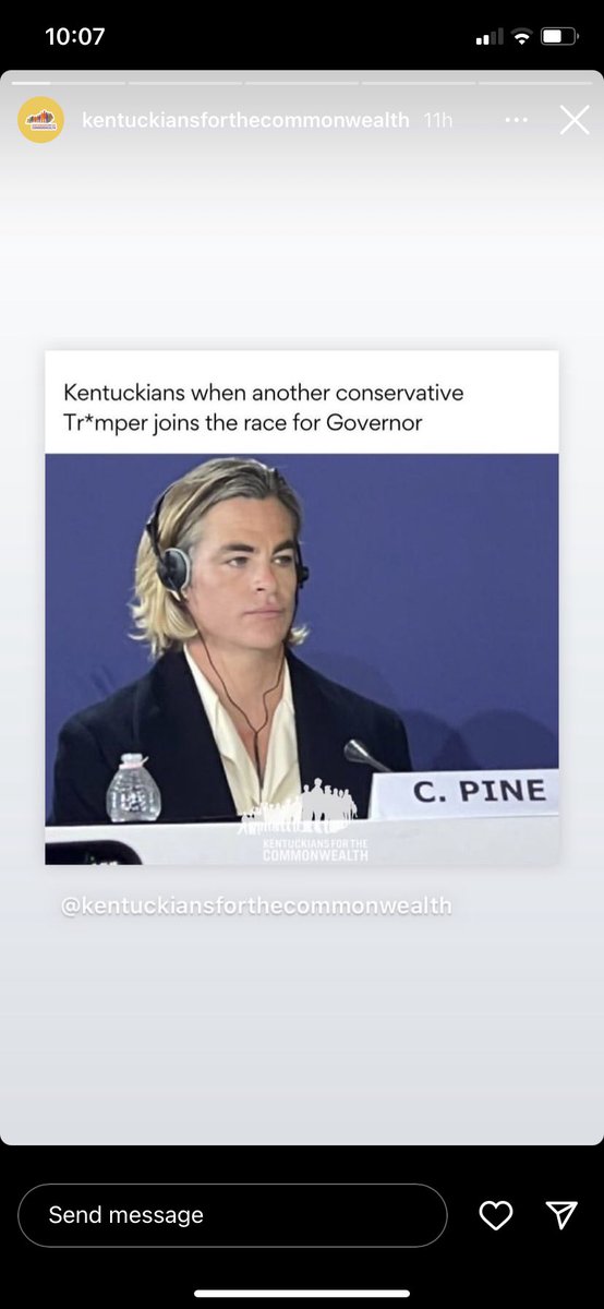 Robin0711's tweet photo. At this point the Republican candidates for the 2023 KY gubernatorial race is pure comedy. I’ll just be waiting with popcorn in hand while they duke it out! 🤣 Regardless @AndyBeshearKY has my vote! https://t.co/ydZFnjmB0u