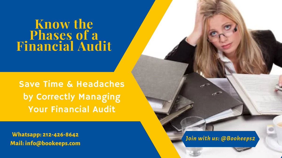 Save Time & Headaches by Correctly Managing Your Financial Audit.

More:  bookeeps.com

#bookkeeper #onlinebookkeeping #lgbtowned #minorityowned #bookkeeping #accountant #accounting #smallbusiness #bookkeepingservices #entrepreneur