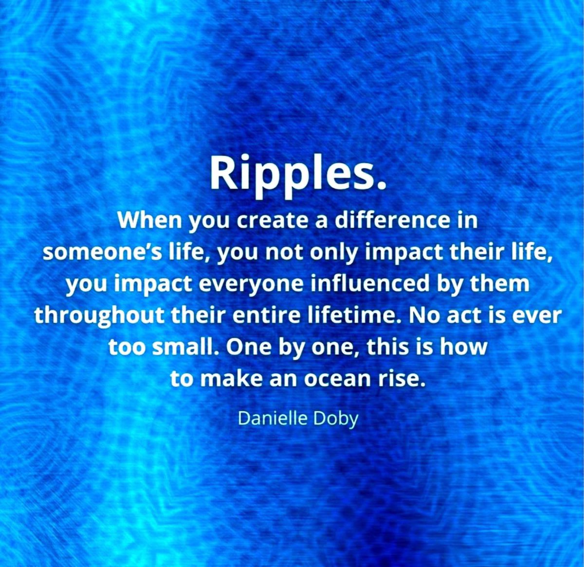 MsM_speech_MBK's tweet photo. Even one small act creates an infinite ripple effect. What we do matters, everyday. #createthedifference @meadowbrookem @emeadowschools https://t.co/42i28n0yMl