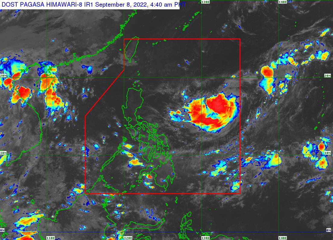 dost_pagasa's tweet photo. TROPICAL CYCLONE BULLETIN NO. 3
Tropical Storm #IndayPH (MUIFA)
Issued at 11:00 AM, 08 September 2022
Valid for broadcast until the next bulletin at 5:00 PM today

TROPICAL CYCLONE WIND SIGNALS IN EFFECT
No Tropical Cyclone Wind Signal is currently in effect. https://t.co/6amlYPYbWc