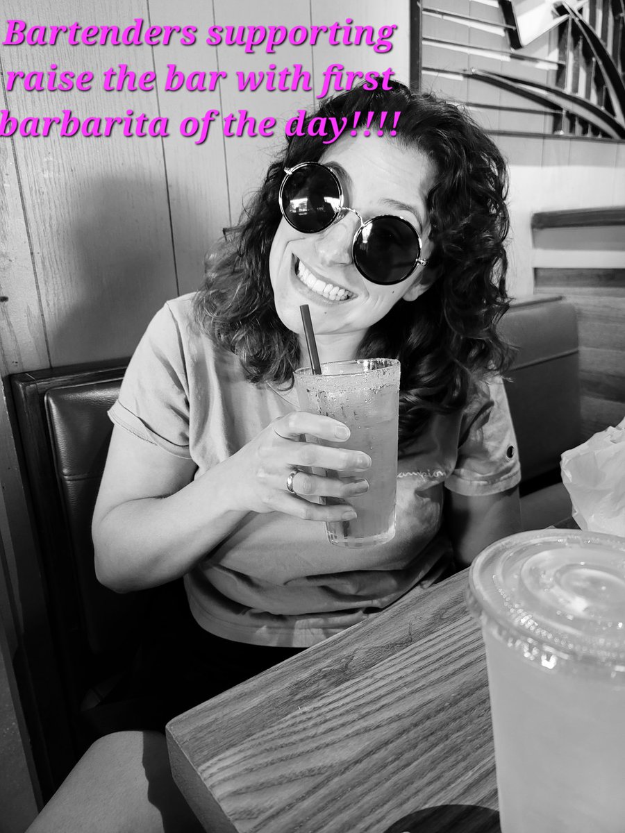byefelicia929's tweet photo. Pink power for #BARBARITA here @chilis moore! We make pink look #moorebetter!!!!!! #Barbzday @EugeneFunnyMan @amanda3mckinney https://t.co/CVRQGF4eaW