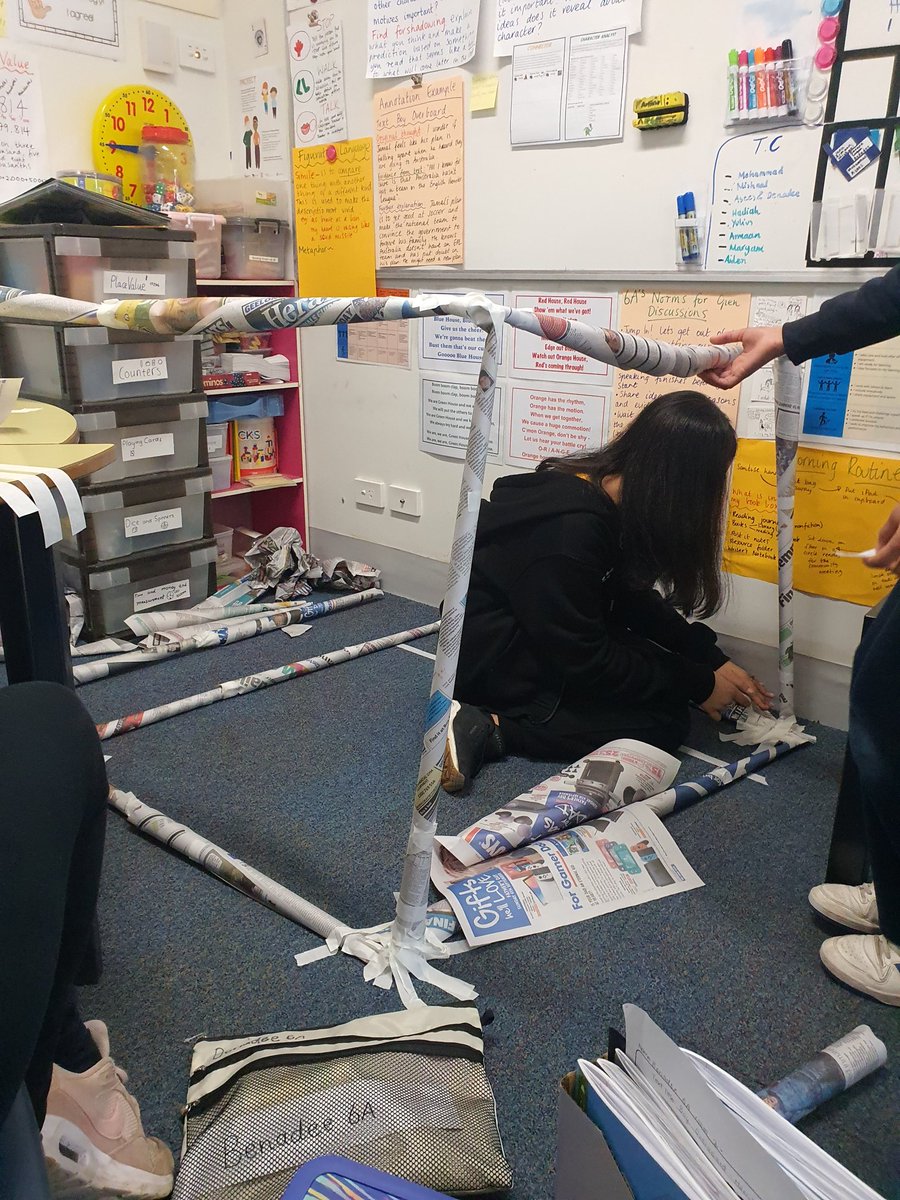 _Mrs_Shah's tweet photo. Students - "What is a cubic meter?" Teacher - "Well....ther's only one way to find out." 6A and 6B exploring cubic meter. @Annadavis2015 @angewhite_acps @AitkenCreekPS https://t.co/9y0dooNasr