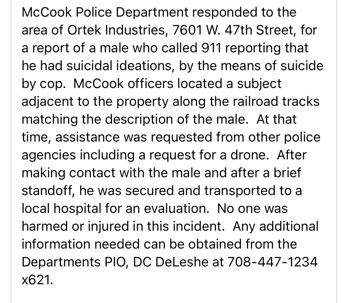McCook Illinois Police Department (@mccookpolice_il) on Twitter photo 