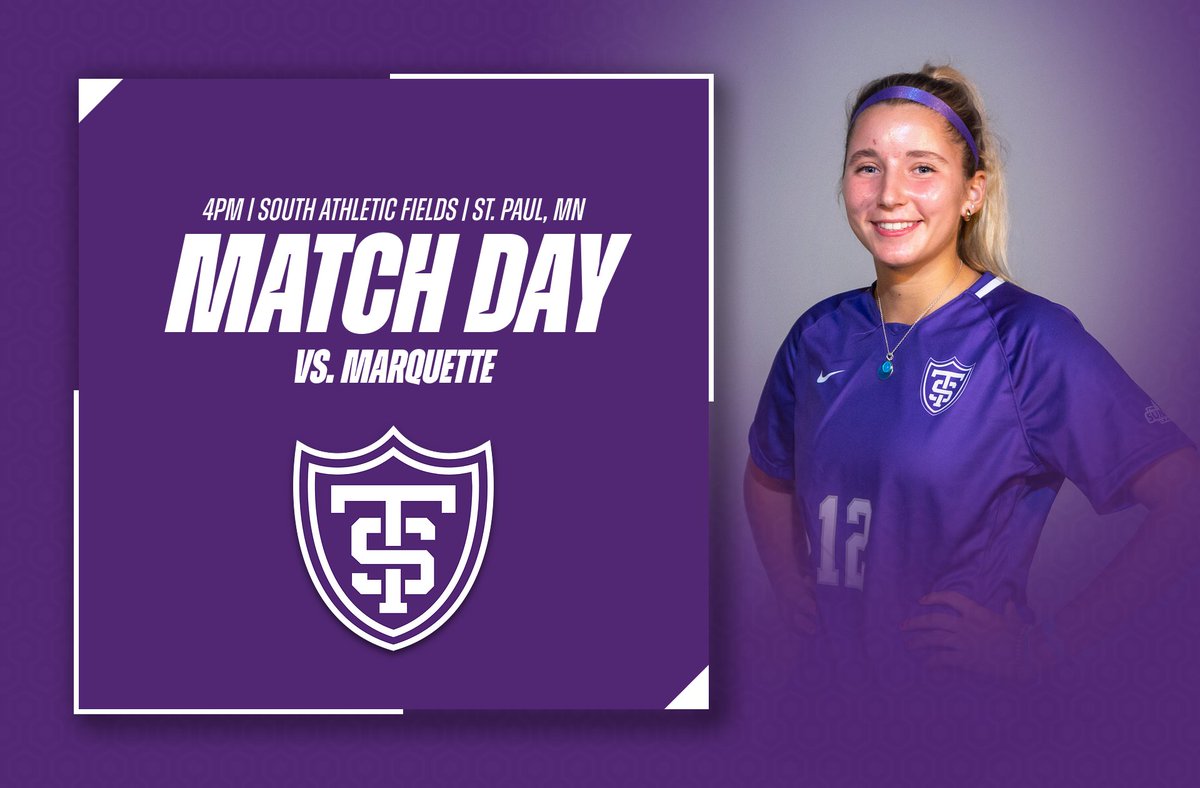 Rise and shine, it's GAME DAY❗️

⏰4 PM
🆚Marquette
📍South Athletic Fields
📺tommiesports.com/watch/?Live=24…
📈tommiesports.com/sidearmstats/w…

#RollToms