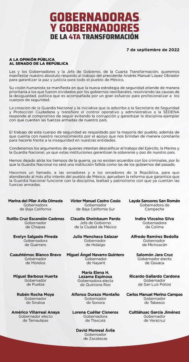 Claudia Sheinbaum Pardo tweet media