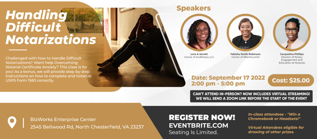 andnotary's tweet photo. Learn from some of the industry best professionals. Looking forward to seeing you there! Purchase tickets at https://t.co/NhgVCXbeW7 https://t.co/fDhiWxHJFJ