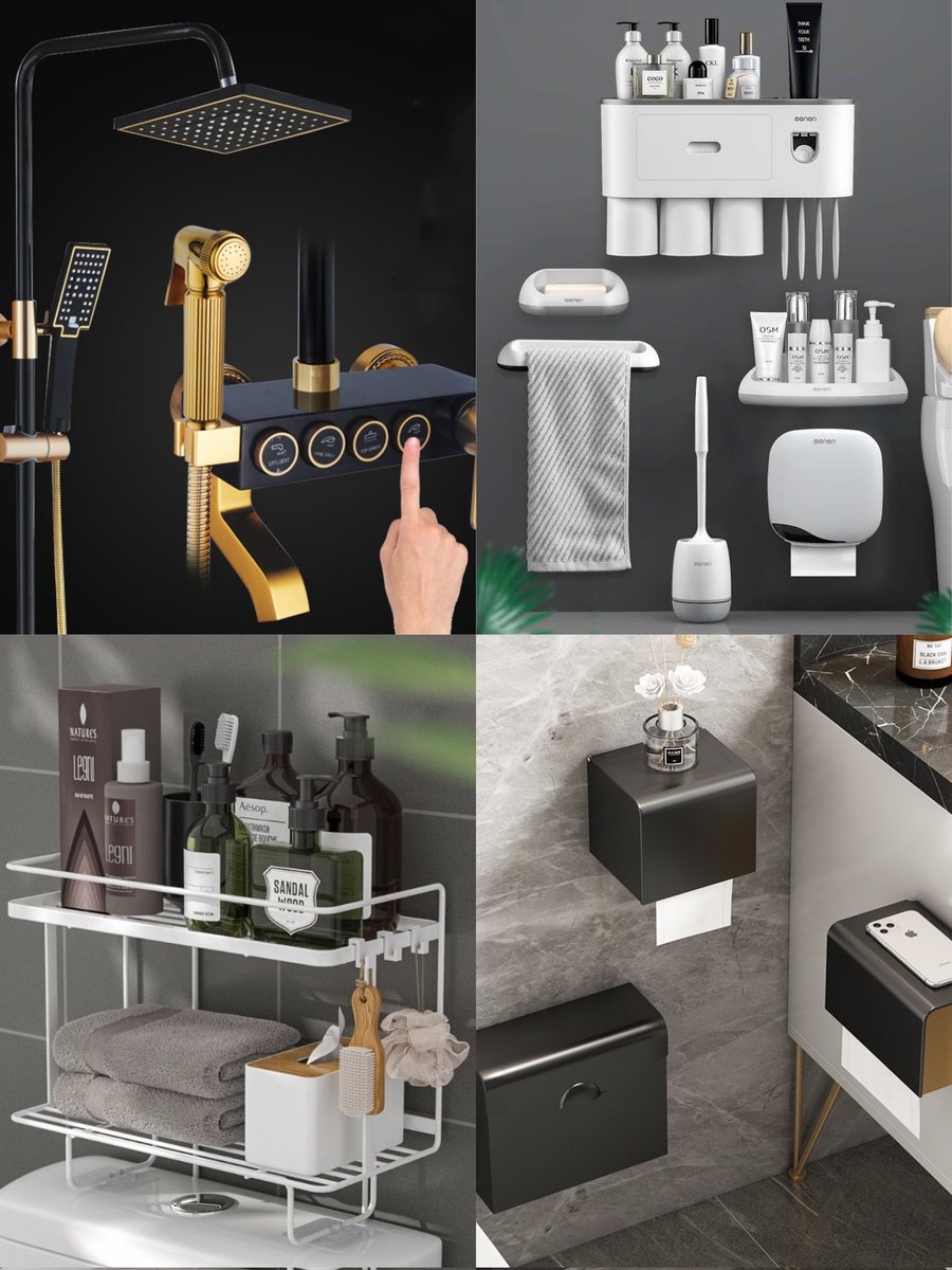 Bathroom accessories that you can get from <a href="/ShopeeMY/">Shopee Malaysia</a>

A thread ✨