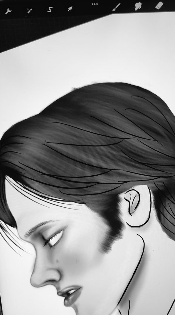 Nancy_Ambitious's tweet photo. Working on my next wincest #fanart #SamWesson #DeanSmith https://t.co/nTxqjPAnYc