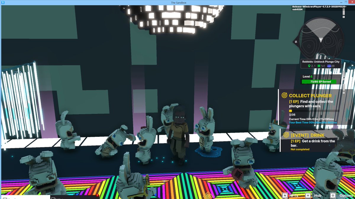 Valliv80's tweet photo. @TheSandboxGame @RabbidsOfficial I just participated in the #SandboxAlphaS3Giveaway for a chance to win 500 SAND! Found the Disco Rabbid, check out my screenshot below!
👇 https://t.co/IhkREyn3Fd