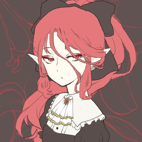 DuskVampQueen's tweet photo. @snot_goat This is Dusk, the first OC I have but I CANT FIND HER ORIGINAL PICTURES so I hope picrews of her work ;;;; https://t.co/j32zs5kqxe