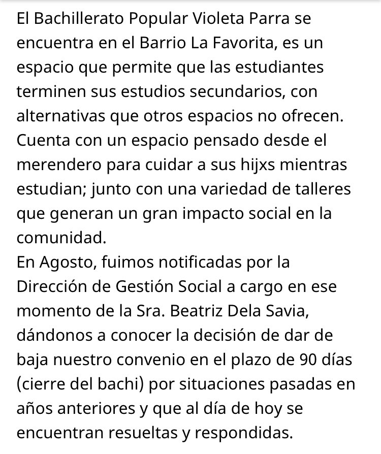 DeboraEllena21's tweet photo. Que raro esta mujer impresentable cerrando colegios!!!!!! Por favor pueden ayudar con su firma!?
NO AL CIERRE DEL BACHILLERATO POPULAR VIOLETA PARRA - ¡Firmá la petición! https://t.co/cpIIRd3xzd vía @ChangeorgAR @nimsi87 @LucasDamianV @GarciaSaavedra1 https://t.co/iorUXo1a43