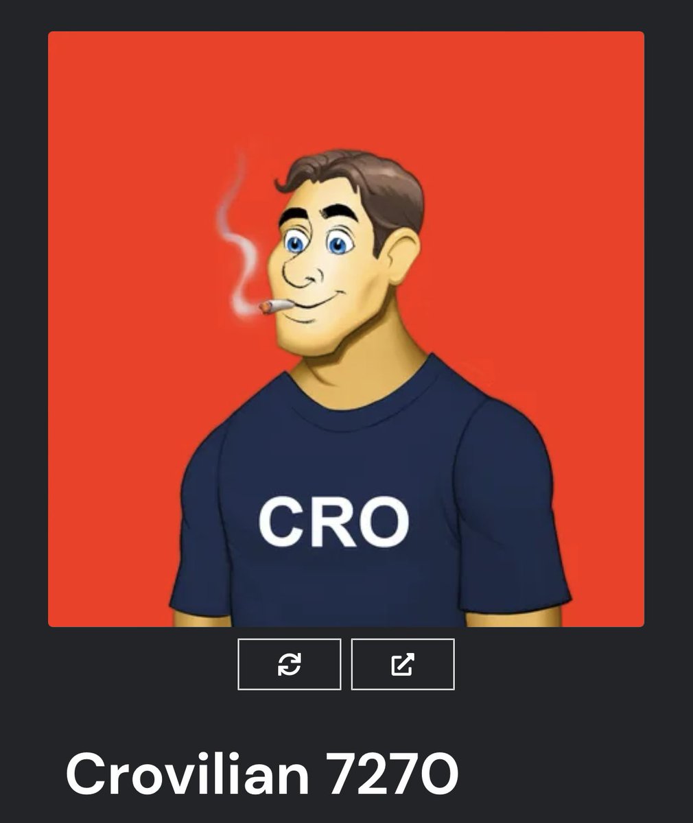 frogolorian7's tweet photo. I would like to say thank you @TheCronosVerse I got 5 new Crovilians ๐ ๐๐ฐ #cro #Cronos #CronosNFT #cronosgame #cronosverse https://t.co/zaZKrSlYln