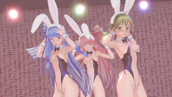 最近こればっかな気もする半透明バニーさん 