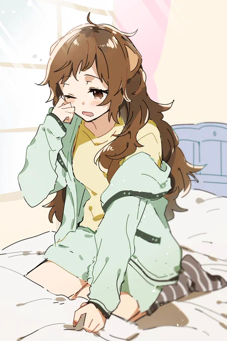 寝起き 