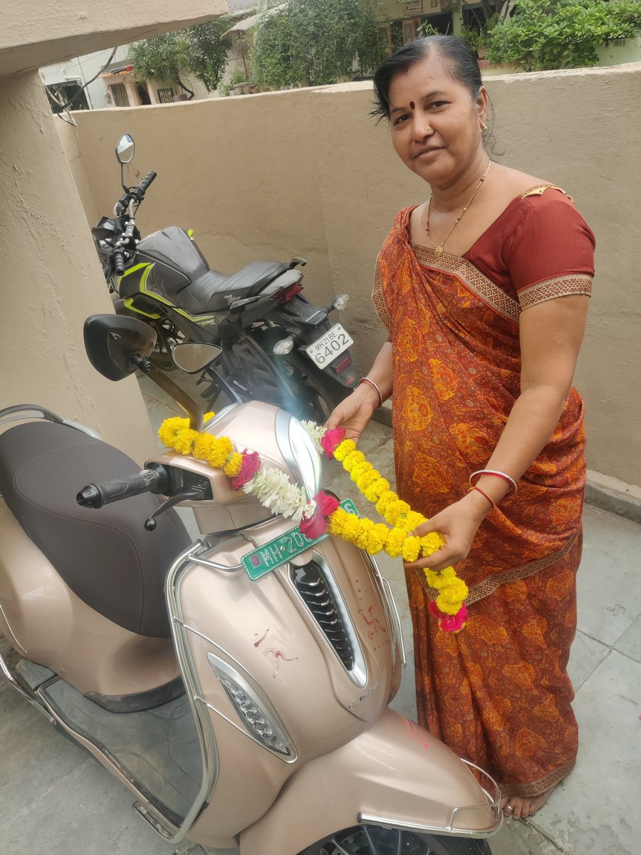 dosi_goutam's tweet photo. My new CHETAK ev https://t.co/IoNKn5ccVZ