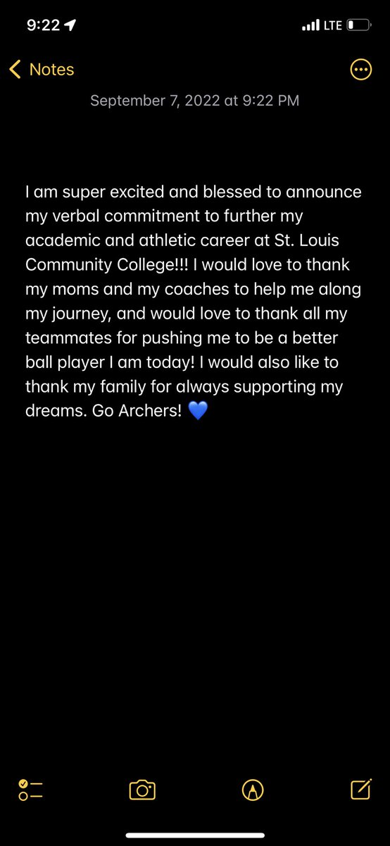 JKausler2023's tweet photo. Exciting News!! GO ARCHERS!💙@STLCC @cccavs_softball https://t.co/vp3SePxFds