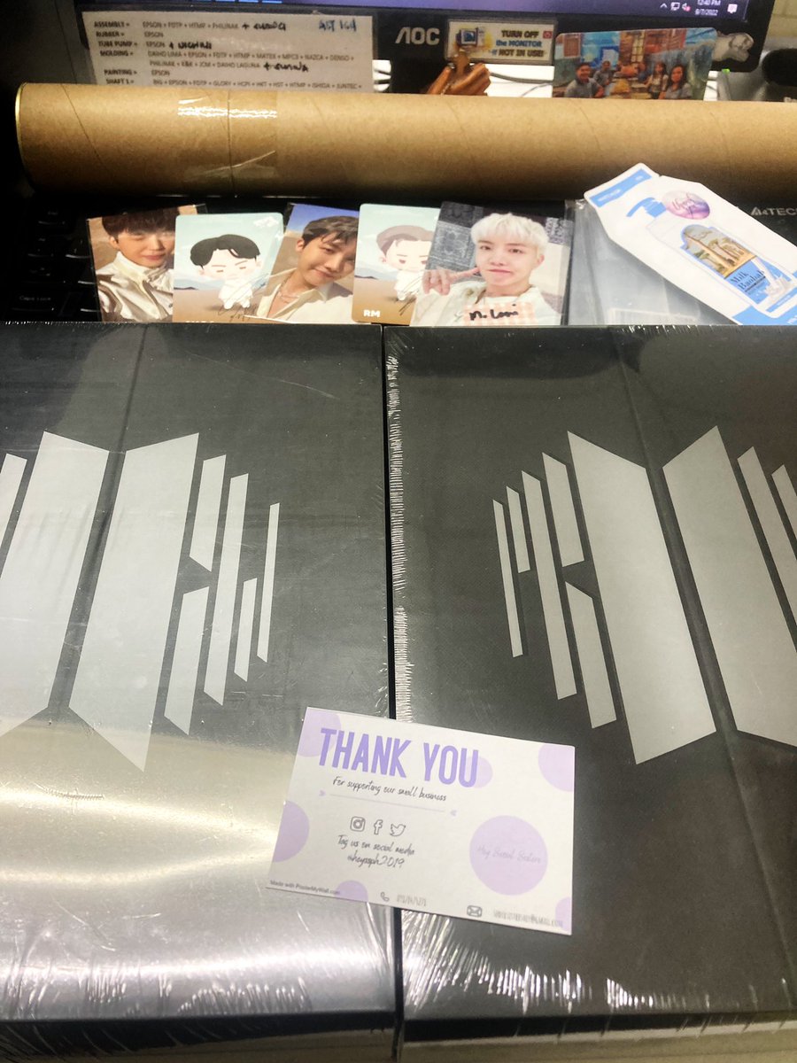 lansxsuga's tweet photo. Thank u @heyssph2019 for these😍💜…nakauwi n at last ang mga pogiii…😍🥰💜 worth the wait! I Purple U @BTS_twt 💜💜💜💜💜💜💜 https://t.co/x8J9SPGW5A