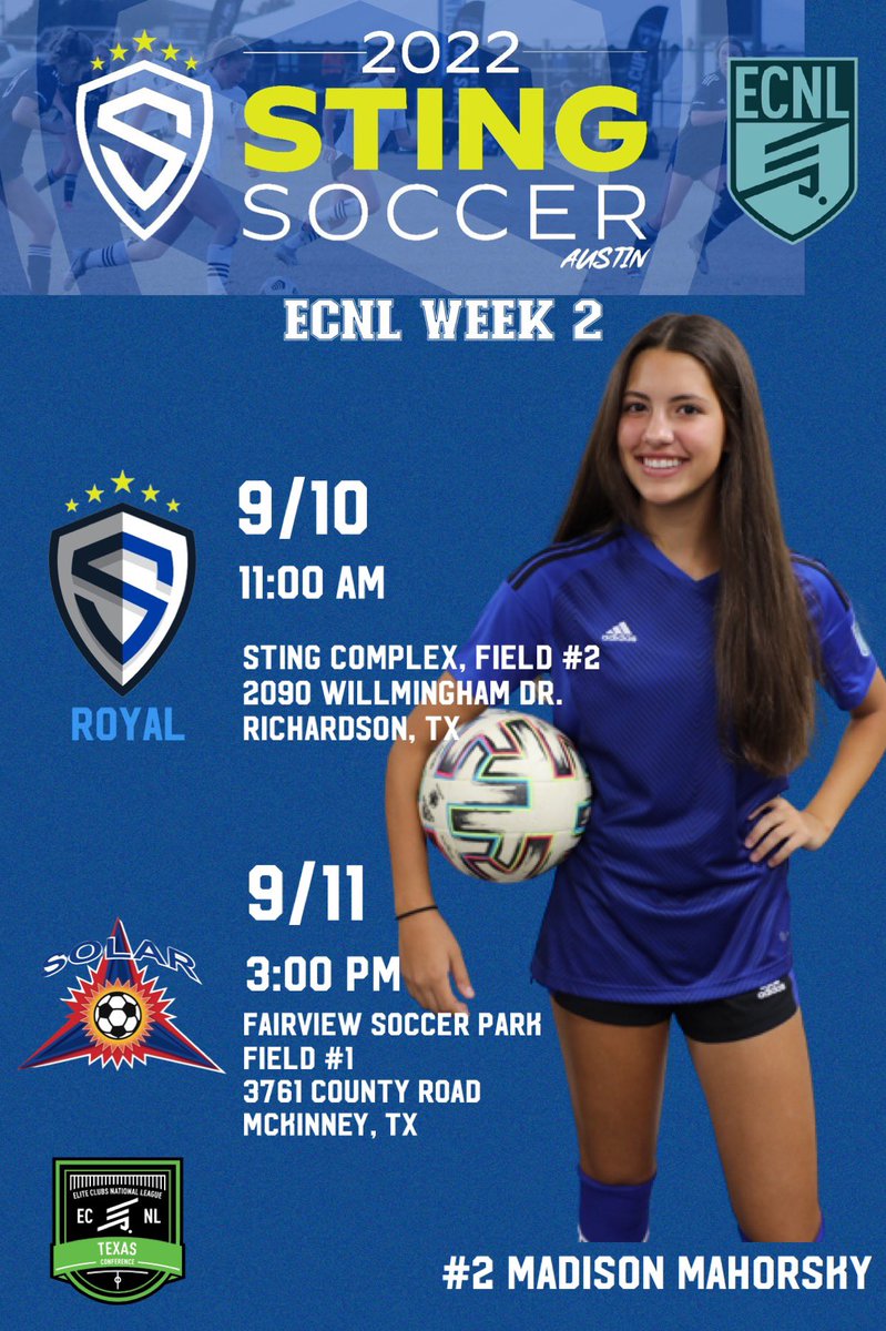 Sting Austin 05/06 ECNL U18/U19 tweet media