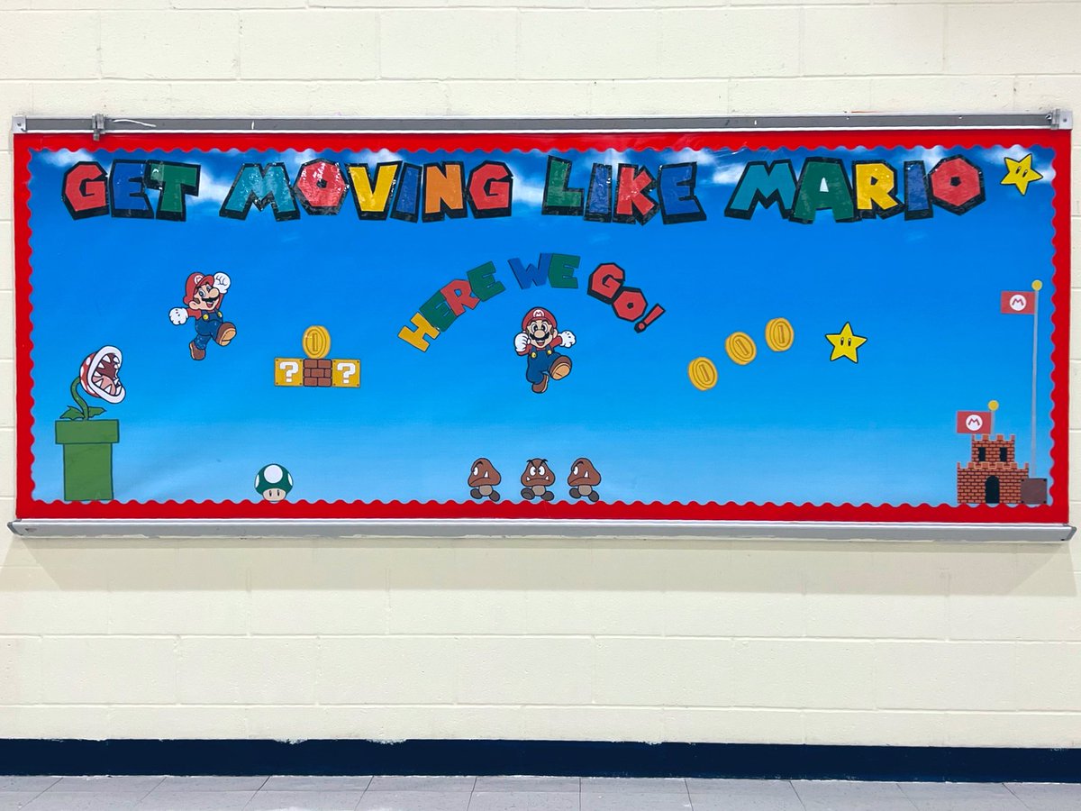 physeduhub's tweet photo. Game On theme this year! #Physed https://t.co/YU1FgUy6Gz