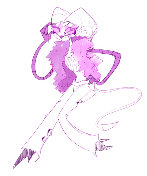 "you can look but you can't touch, bitches" >;3 #Fizzarolli #HelluvaBoss 