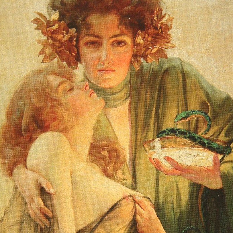 Allegory of Medical Science by Robert Auer, 1914