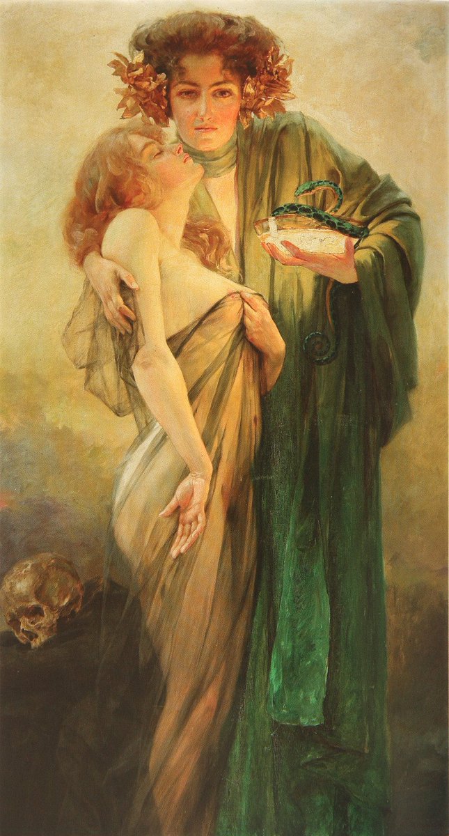 joanpopejoan's tweet photo. Allegory of Medical Science by Robert Auer, 1914 https://t.co/VQ9ybmXu5l