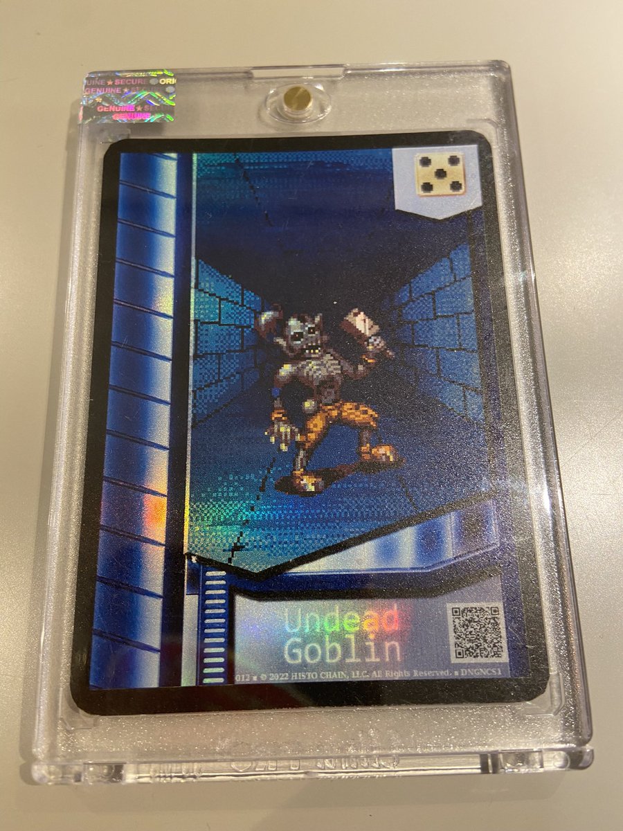 DetroitlandV's tweet photo. RARE • 1 of 1 • Proof of ownership on the cloud • Holographic • Sealed ⚔️ DUNGEON SERIES by @HistoChain 🗡 Available at Regeneration in Pleasant Ridge #detroitlandvending #TradingCards #Detroit https://t.co/irUsPkUwRu