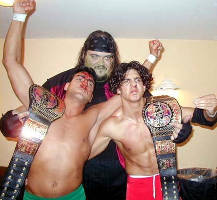On this day in 2000, The Full Blooded Italians(@nunzio_guido and Tony Mamaluke) won the ECW World Tag Team Championship #ECW #ECWTagTeamTitles #FullBloodedItalians