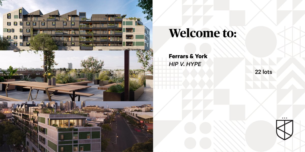 Welcome to: Ferrars & York. Powered by 100% #RenewableEnergy, F&Y represents @HIPVHYPE's commitment to climate resilient, low impact design + construction. #TheKnight loved working with such a driven & visionary team, we can't wait to see this #sustainablecommunity come to life.