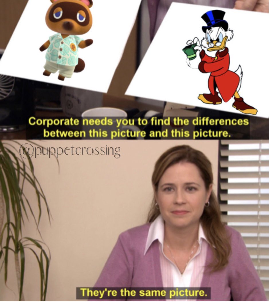 𝓒𝓻𝓲𝓶𝓼𝓸𝓷 on Twitter "Scrooge Mcduck = Tom Nook 👀 animalcrossing acnh