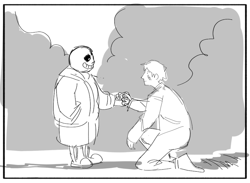 perhaps we arent so different after all 😌 #sanssweep 