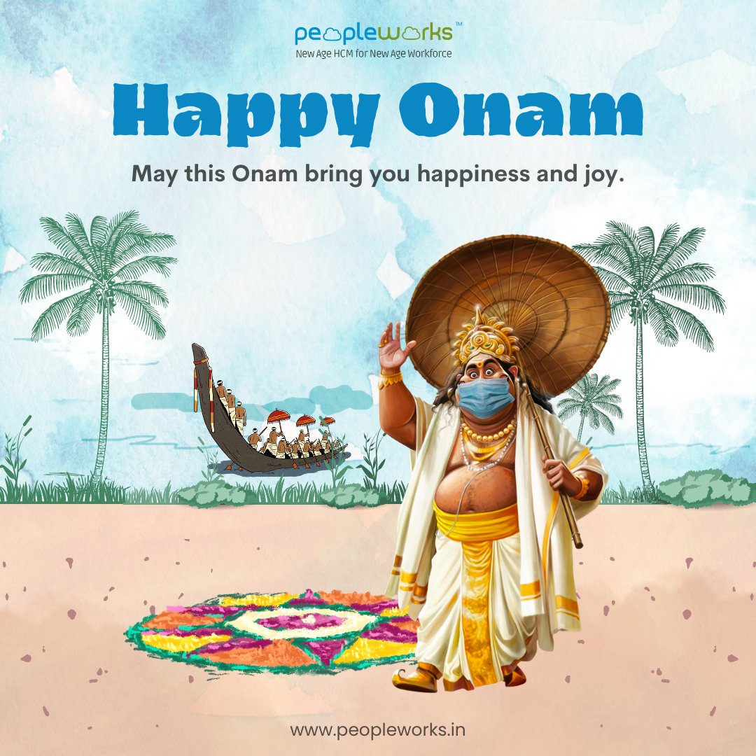 PeopleWorksBiz's tweet photo. Hope this #onam brings Good Fortune and Happiness for you with it! #happyonam #peopleworks

.

#happyonam2022 #festive #festiveseason #onamcelebration #hrms #hr #hrmanagement #hrevents #hrcertifications https://t.co/6abBtwOFai