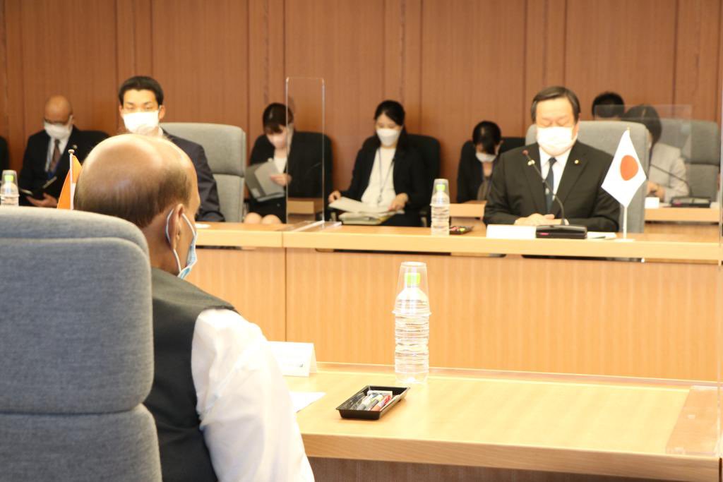 Reviewed various aspects of bilateral defence cooperation and regional affairs during the bilateral meeting with the Japan’s Minister of Defence, Mr Yasukazu Hamada in Tokyo today. This year marks 70 years of diplomatic relations between the two countries.