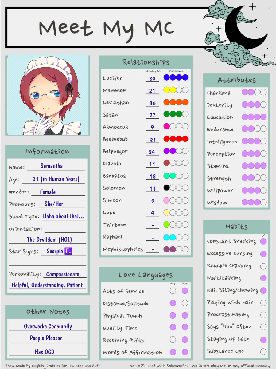 DevilishLilMaid's tweet photo. // Taaaa Daaaa! I hope it looks okay! https://t.co/WpkZQlAovo