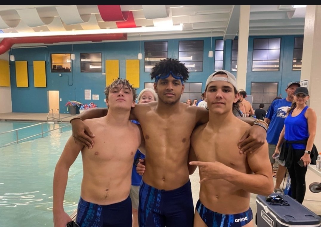 GV_Swimming's tweet photo. 15 Personal Best from the GV Swim &amp; Dive Team tonight! Pictured Divers
Gage Wright, Riley Strickland, Kollin Hunsuld.
"All in all the time!"Thank you guys! https://t.co/zJ9I04BbQt