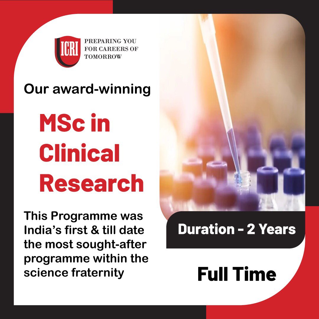 CLINICAL RESEARCH, ‘New age Career’

Clinical Research is one of the most exciting and rewarding of occupations. 

#clinicalresearch #clinicalresearchassociate #clinicalresearchers #clinicalresearchcareers #MSc #mastersinclinicalresearch #healthcaremanagement #health