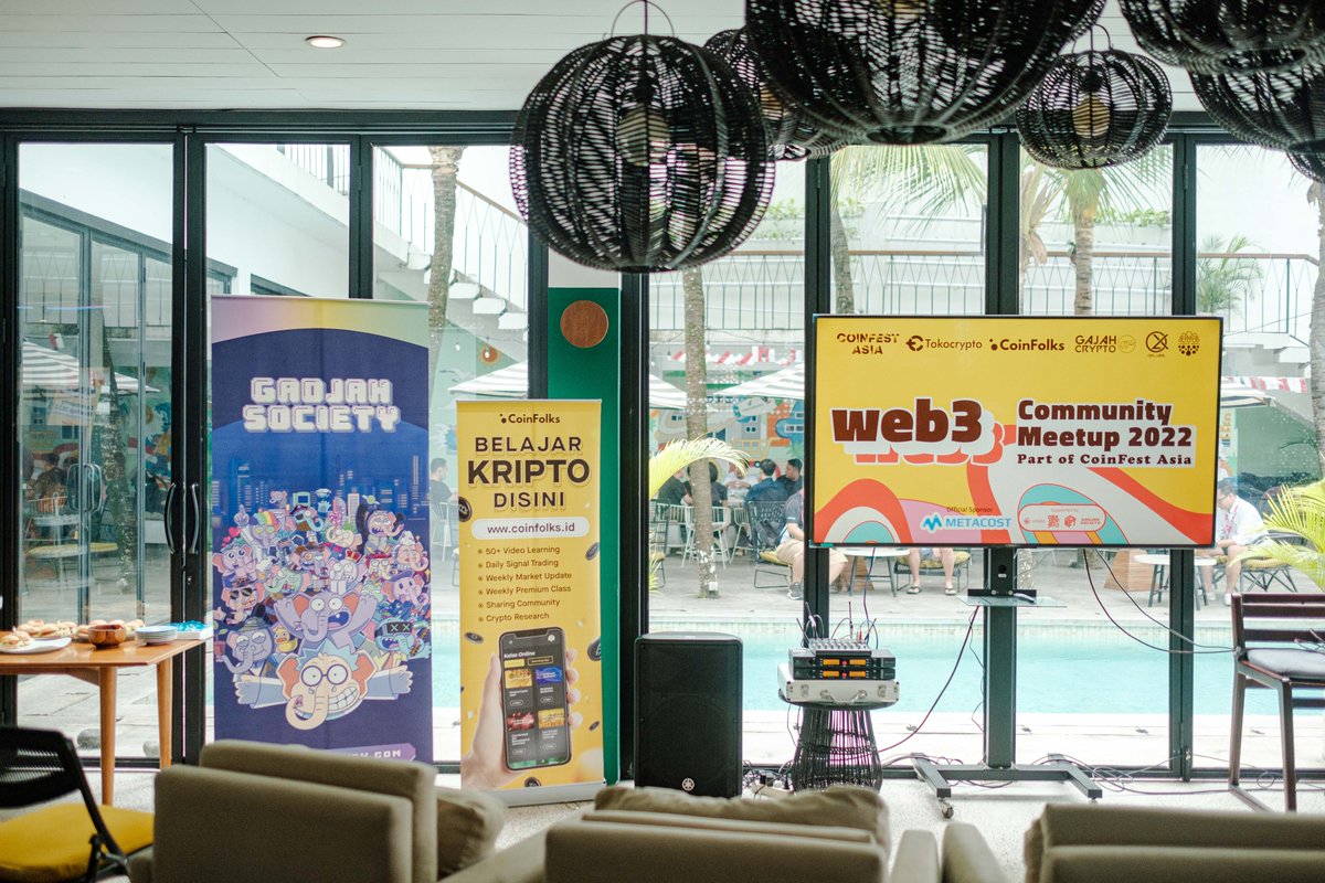 THubTKO's tweet photo. T-Hub Bali Event

Web3 Community Meetup
Friday, Aug 26, 2022

#thubbali #thub #tokoverse`#TKO #tokocrypto https://t.co/v4OzfV0MkS