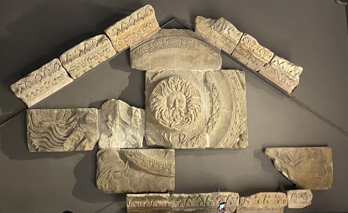 clairebrig's tweet photo. Very clever projection at the Roman Baths in #bath to give you an idea of what these stones would have looked like in situ #backroads #smallgrouptouring #discover https://t.co/ibbMHvTUlr