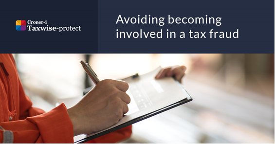 Cunninghams_Acc's tweet photo. Avoiding becoming involved in a tax fraud

How can your business avoid becoming involved in a tax fraud? Croner-i looks at this topic in their article with working examples: https://t.co/7JRMoz6D4Q

#preventingtaxlosses #taxfraud https://t.co/kzFeyClLrD
