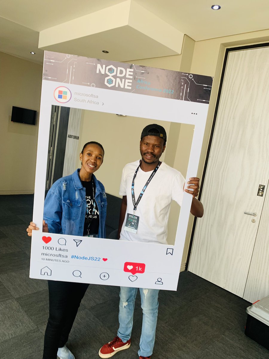 NodeJsOne's tweet photo. Some of the awesome people at the conference today. DM us if you want to join our team.
#NodeJsOne22 #AzureCosmosdb #AzureAdvocates #Nodejscommunity #MicrosoftZA #JS #nodejs #webdesign #react #mysql #laravel #webdev #mongodb #android https://t.co/uqDdGz2Yzz
